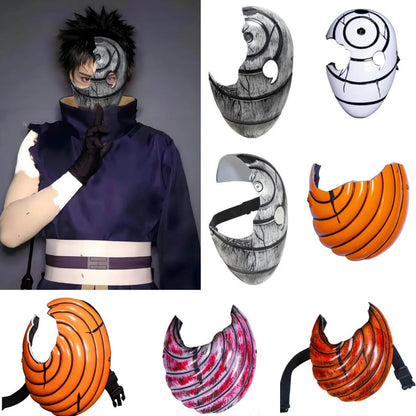 Masks Ninja Uchiha Obito Tobi Madara Cosplay - Masklab