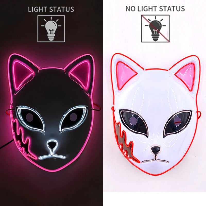 LED Cosplay Fox Mask - Masklab