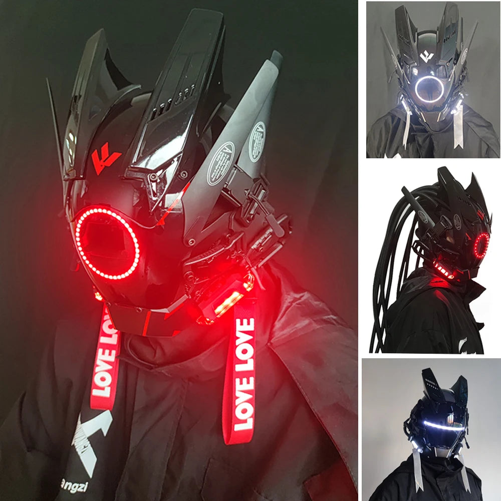 Cyberpunk Led Lighting Mask
