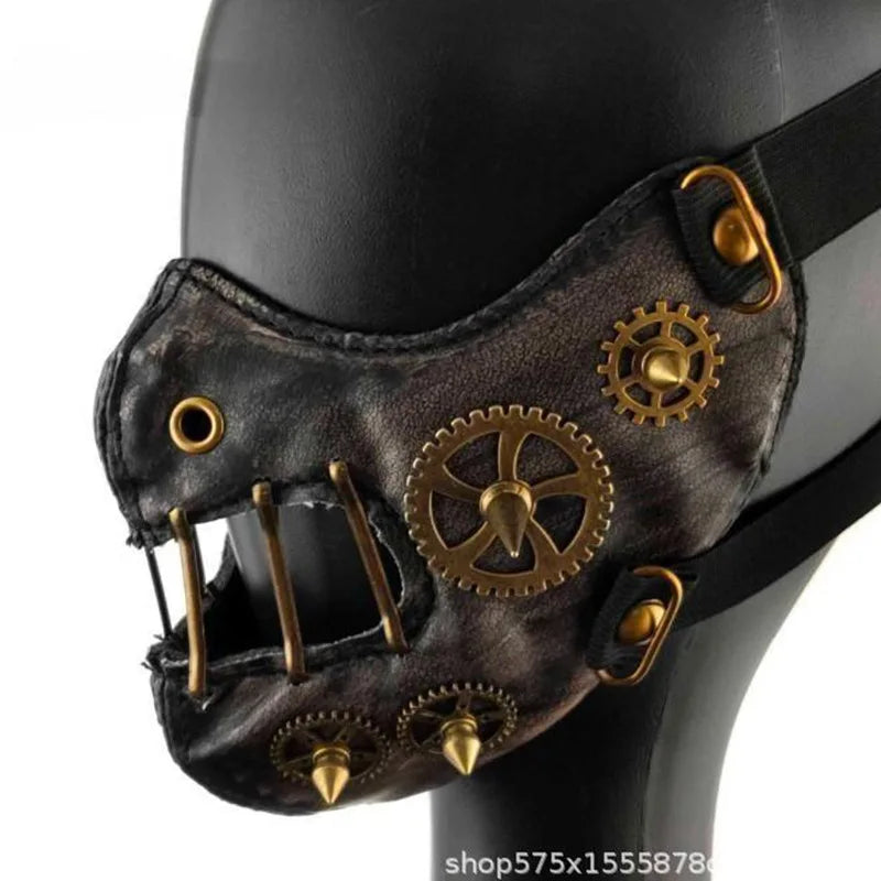 leather Steampunk Mask - Masklab