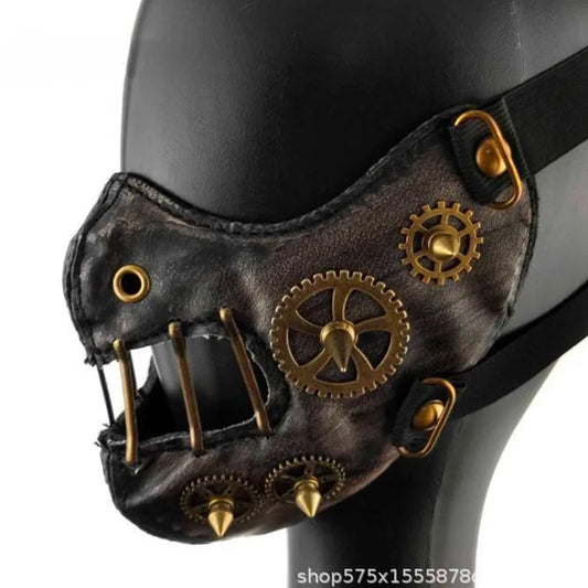 leather Steampunk Mask - Masklab