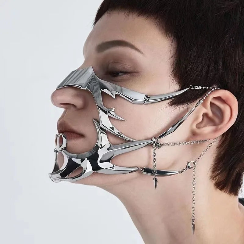 ‌Cyberpunk Metal Mask