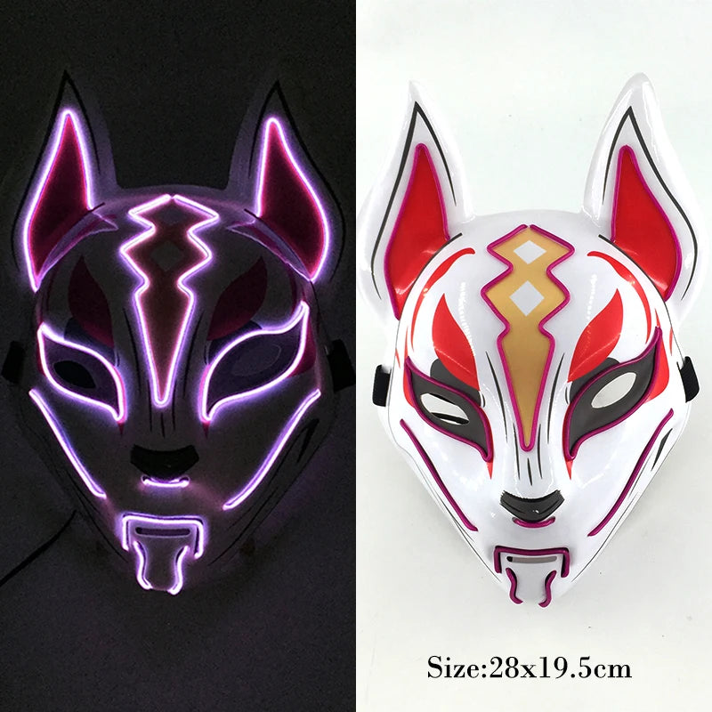 LED Cosplay Fox Mask - Masklab