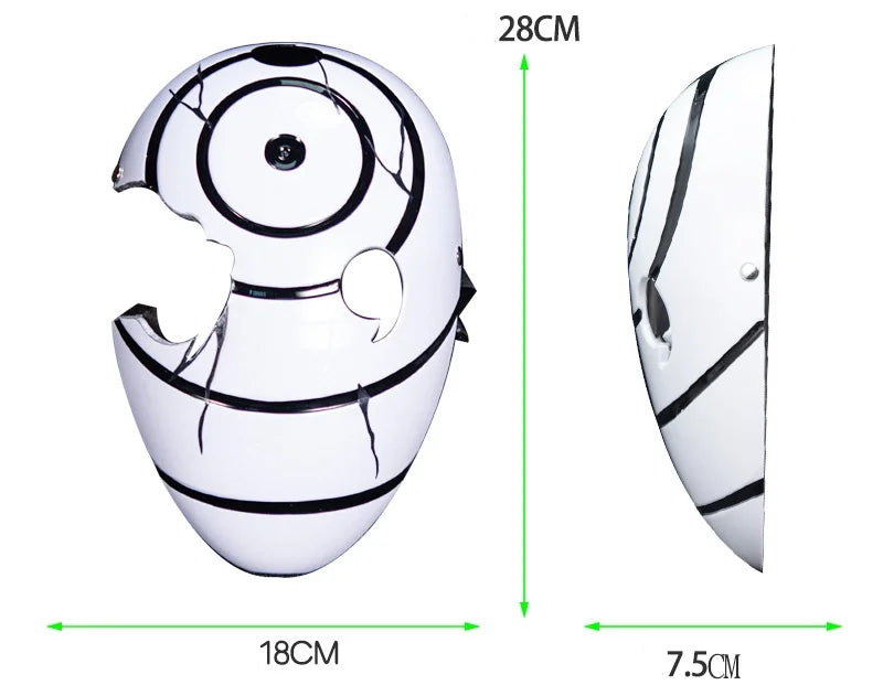 Masks Ninja Uchiha Obito Tobi Madara Cosplay - Masklab