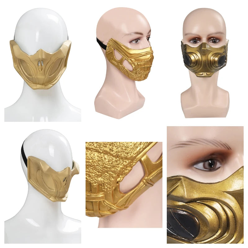 Mortal Kombat Scorpion MaskWomen Latex - Masklab