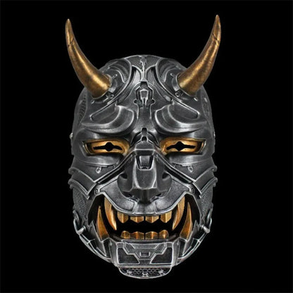 Mask Oni Ghost (Blue Silver Neon) - Masklab