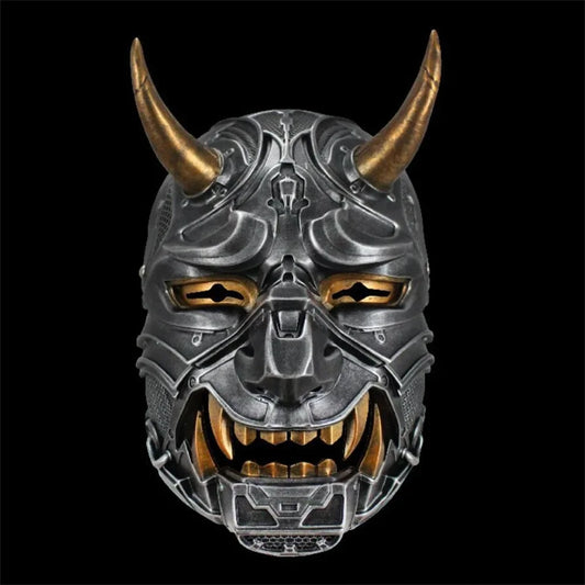 Mask Oni Ghost (Blue Silver Neon) - Masklab