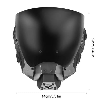 Cyberpunk Mask Ox Horn LED